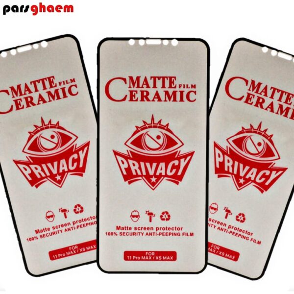 پرایوسی گلس امنیتی مات جلوگیری از چشم چرونی دیگران چسبندگی عالی کیفیت بالا محافظت از اطلاعات داخل گوشی