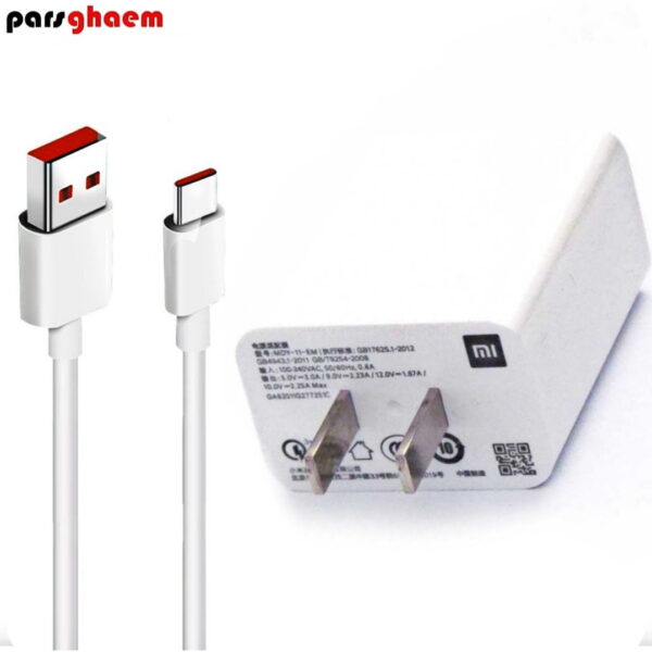 شارژر 18وات سرجعبه ای شیائومی ، بالاترین کیفیت موجود در بازار ، سفارش اروپا ، تغییر ولتاژ هوشمند بین 15 تا 22.5 آمپر ، درجه بندی کیفیت اورجینال A
