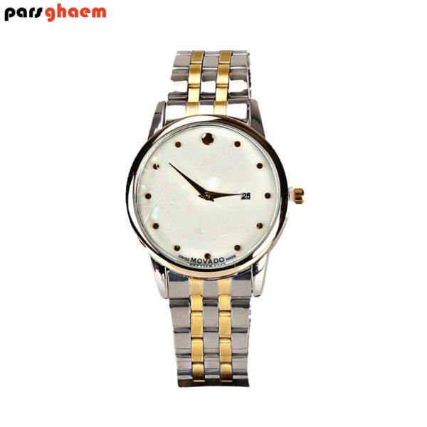 ساعت مچی مردانه و زنانه MOVADO صفحه صدفی