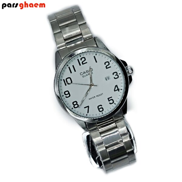 ساعت مچی مردانه Casio وینتیج تمام نقره ای